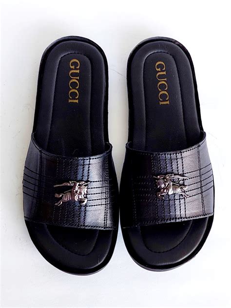 gucci mens house slippers|latest Gucci slippers for ladies.